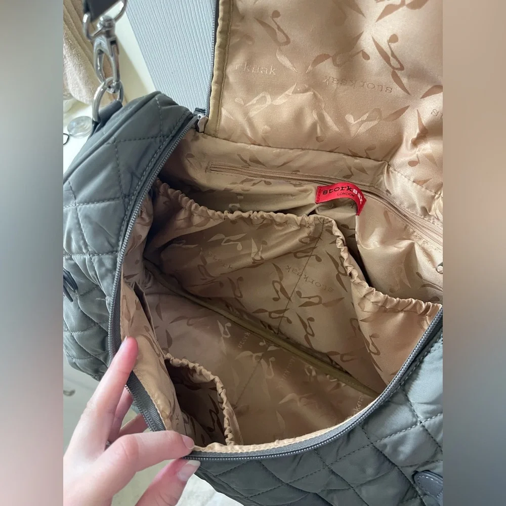 Storksak Poppy Quilted Diaper Bag